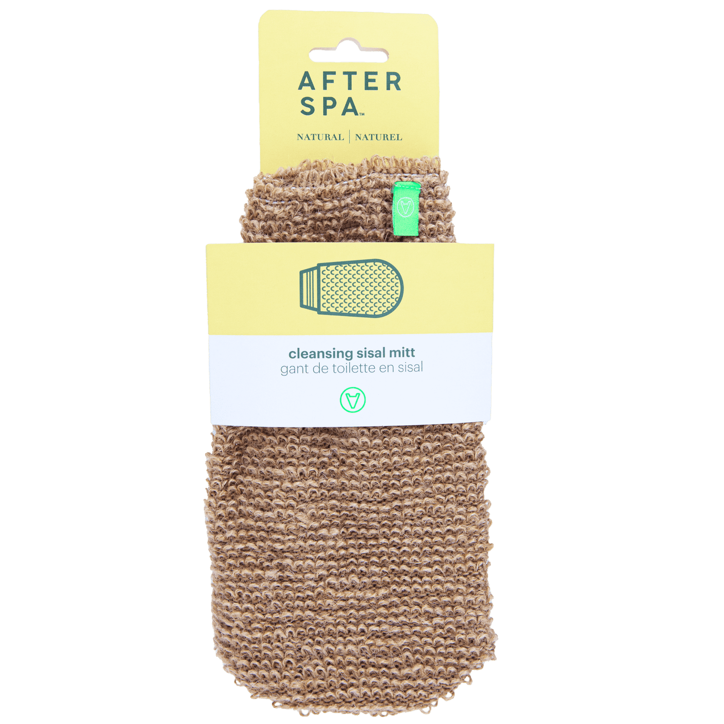 Afterspa Cleansing Sisal Mitt | to exfoliate the body.