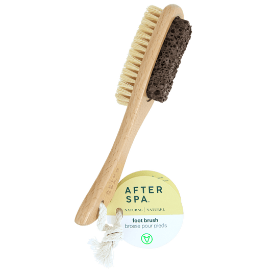 Afterspa Foot Brush | Pumice and bristles to exfoliate and soften
