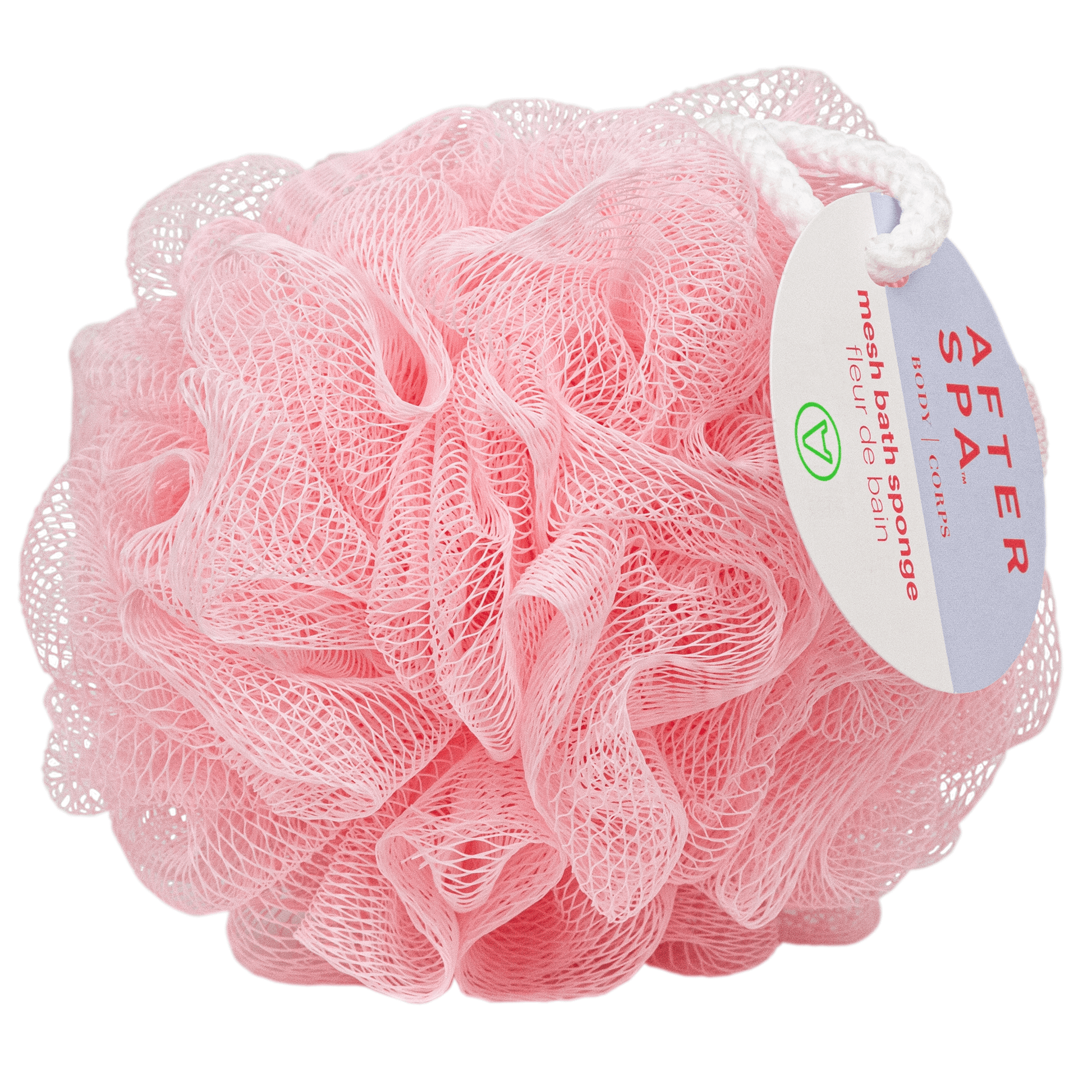 Afterspa Mesh Bath Sponge _ Body Cleanser For A Soapy, Bubbly Cleanse