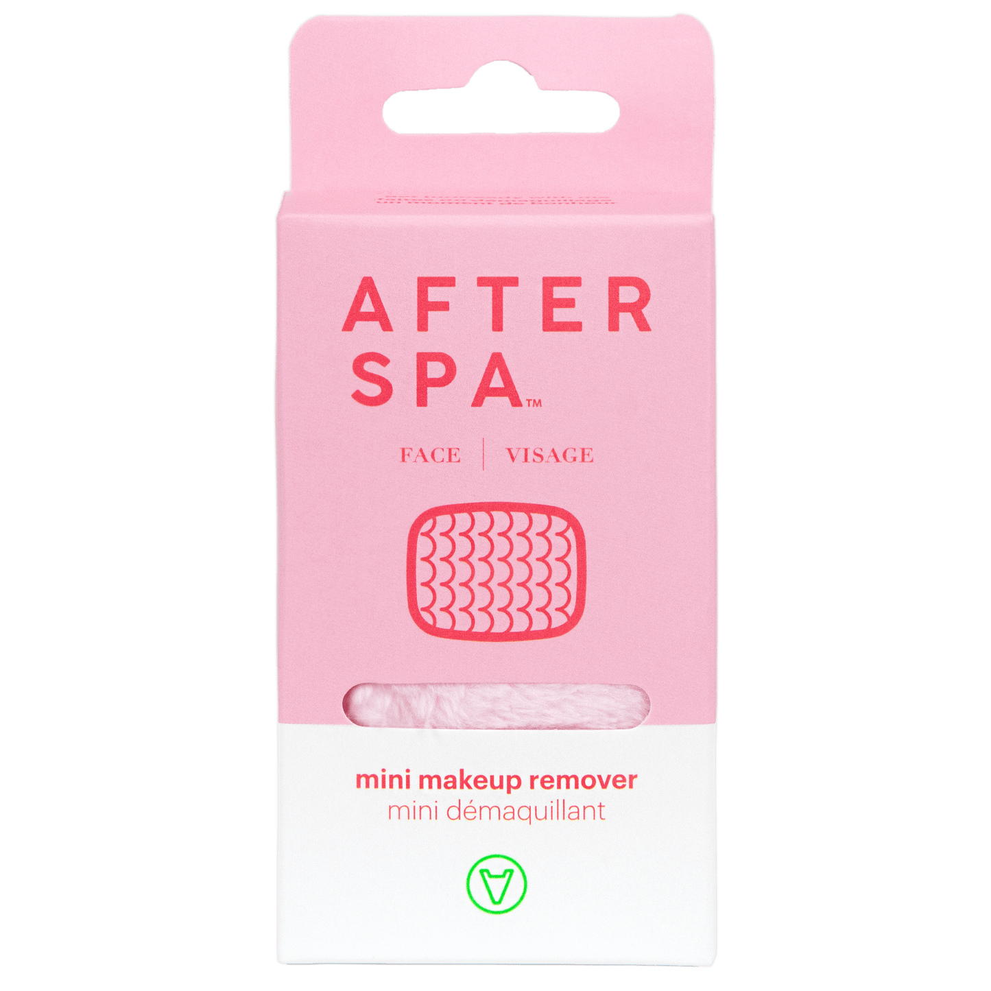 Afterspa Mini Makeup Remover _ Cloth to remove makeup from the face.