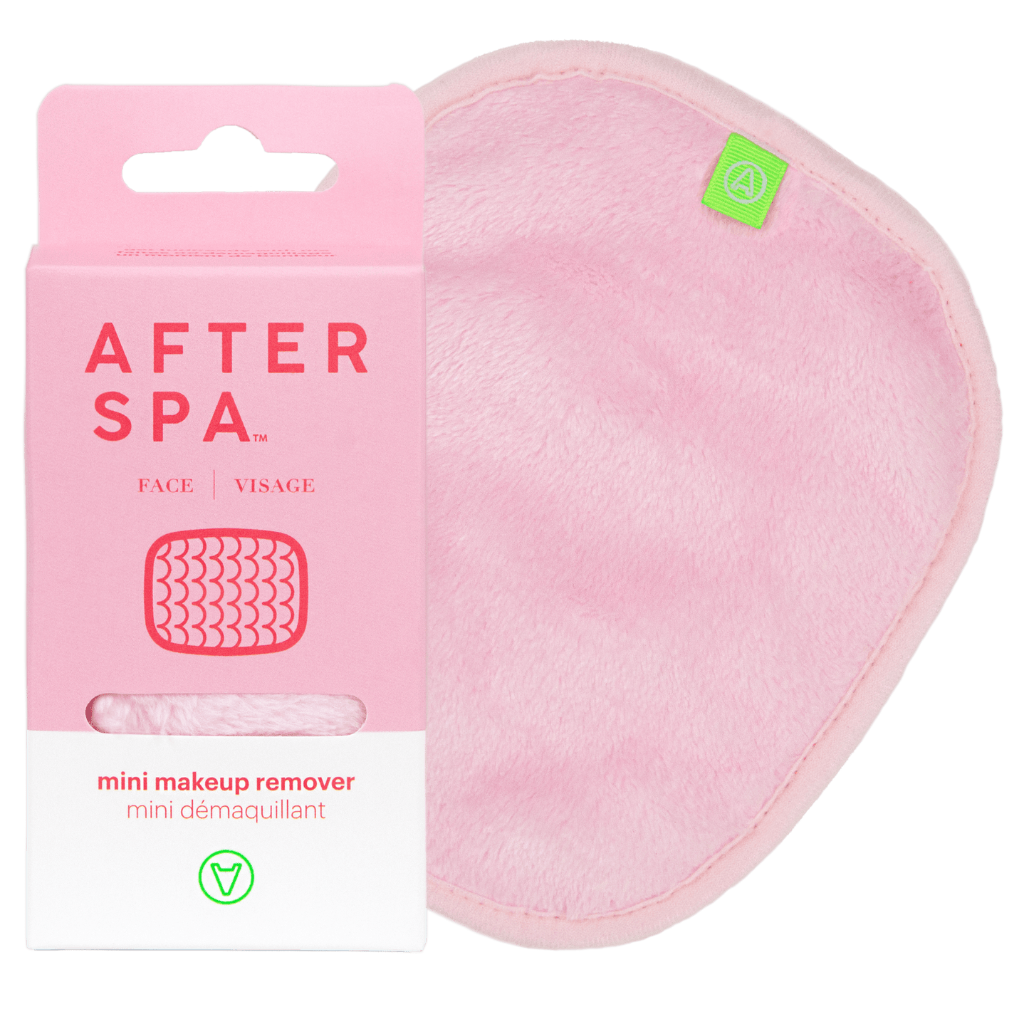 Afterspa Mini Makeup Remover _ Cloth to remove makeup from the face.
