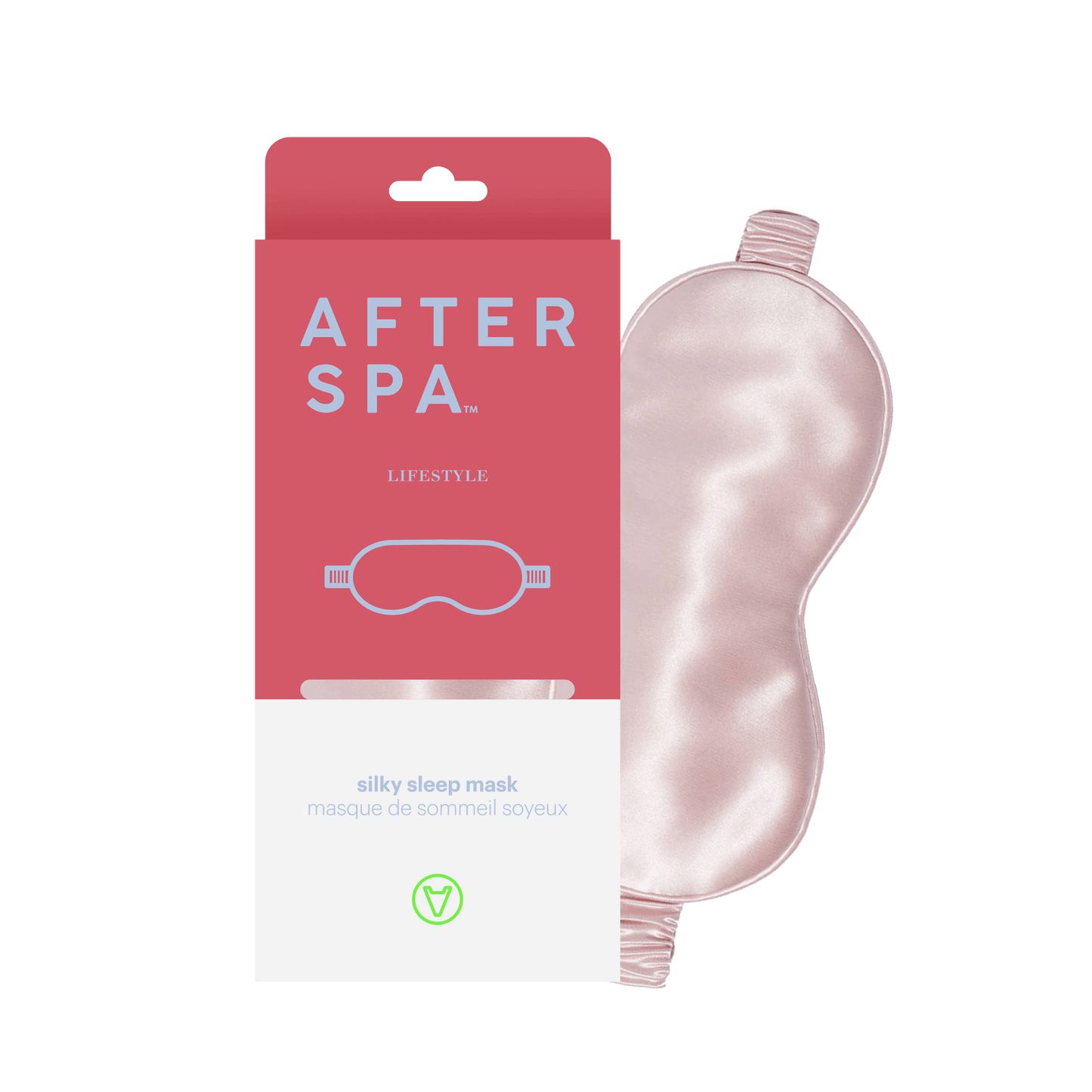 Afterspa Silk Sleep Mask _ Blocking Out Light And Cooling The Eyes.