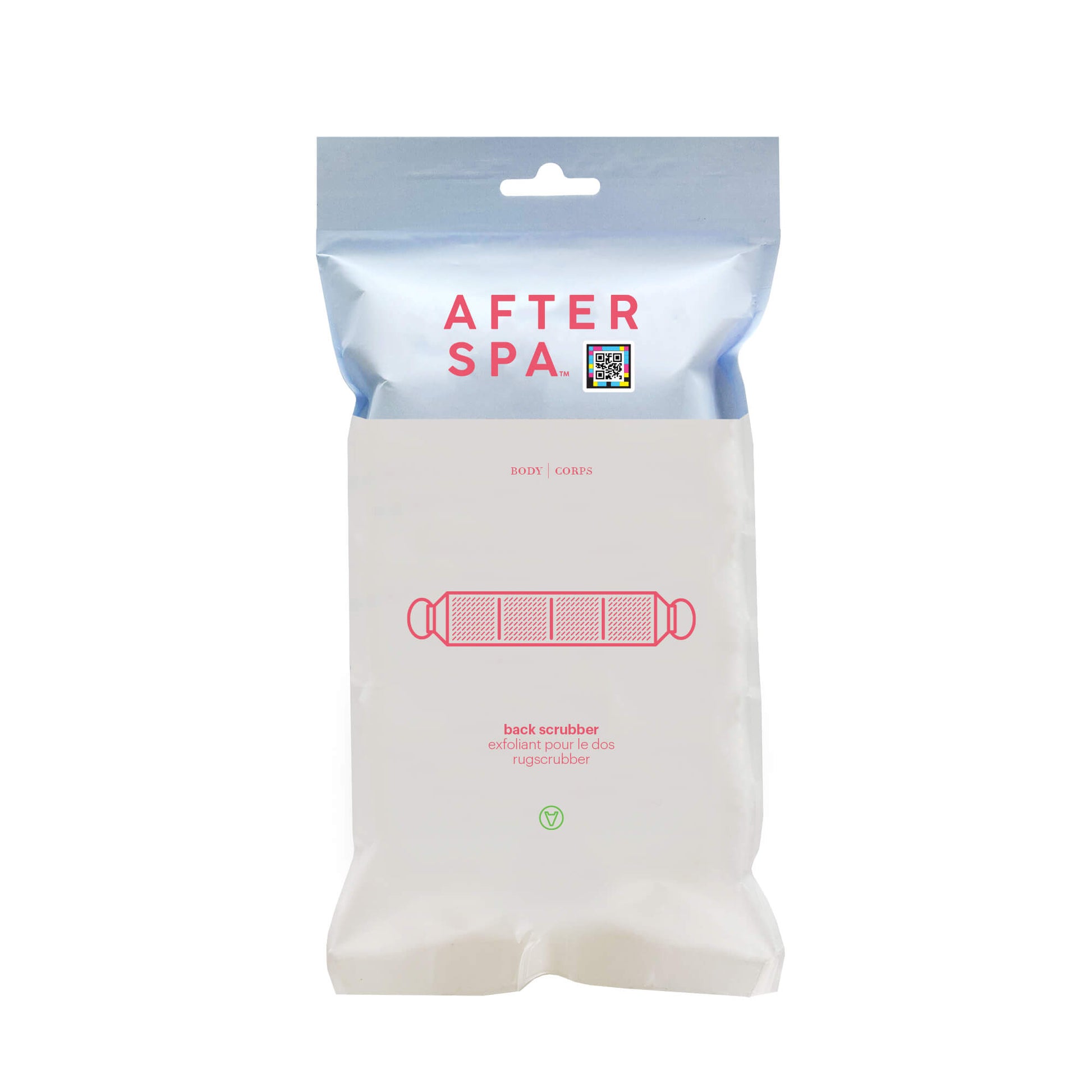 Afterspa Back Scrubber _ Scrubber to exfoliate the back.