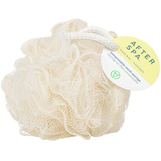 Afterspa Compostable Mesh Sponge _ For A Natural Cleanse.  