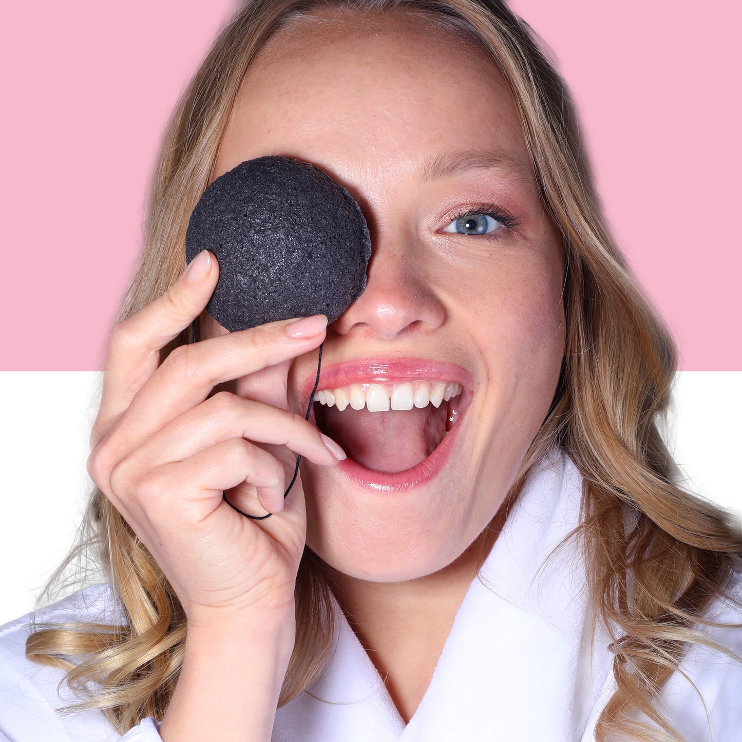 Afterspa Charcoal Konjac Sponge _ Cleansing By Detoxifying The Skin. 