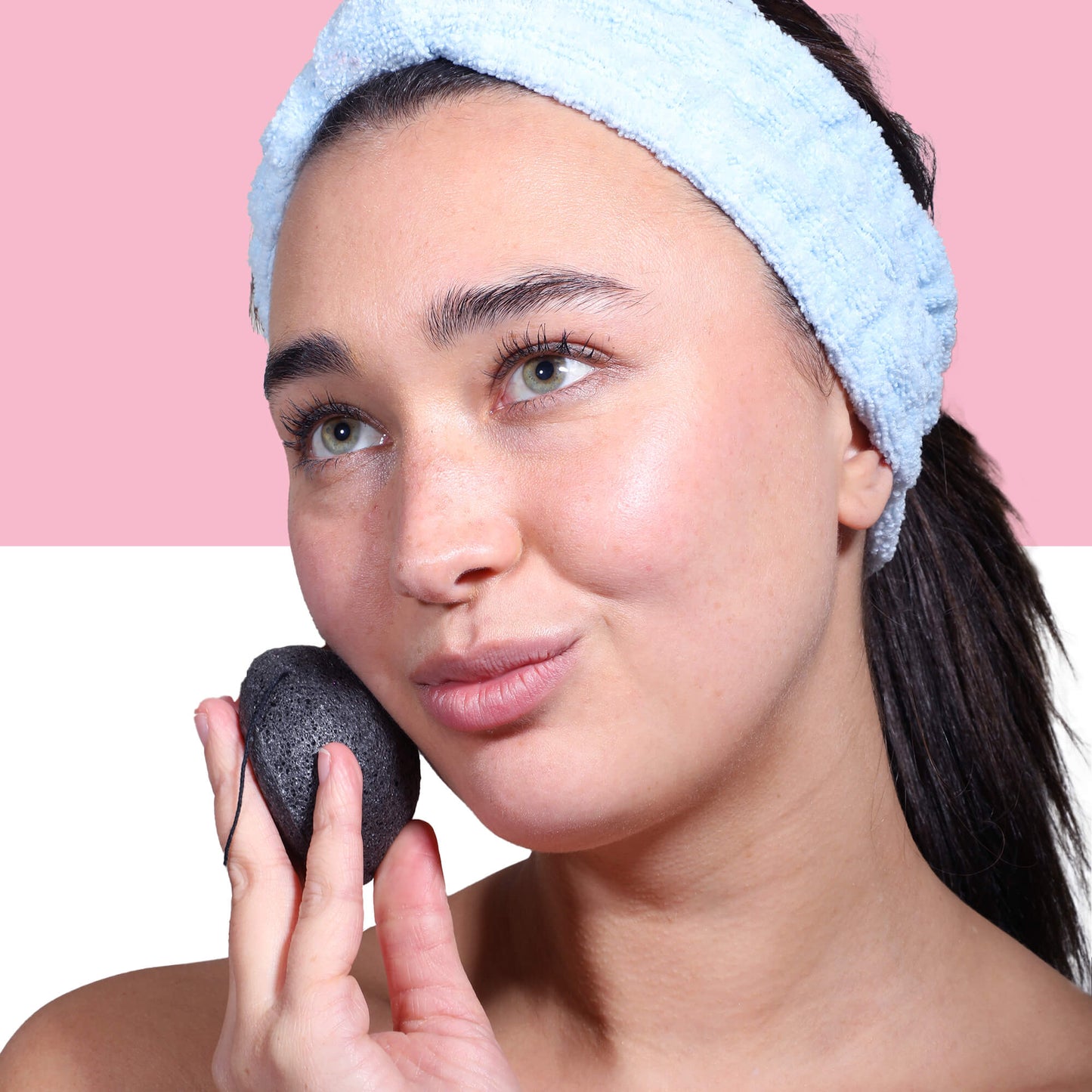 Afterspa Charcoal Konjac Sponge _ Cleansing By Detoxifying The Skin. 