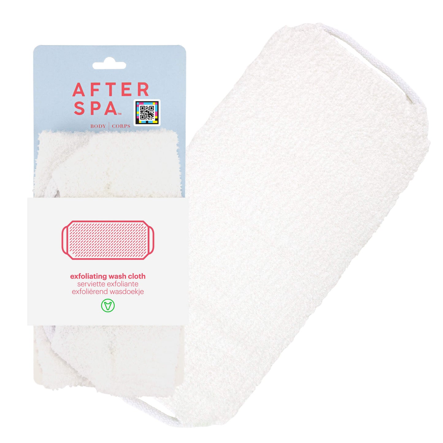 Exfoliating Wash Cloth by Afterspa to cleanse and exfoliate the body