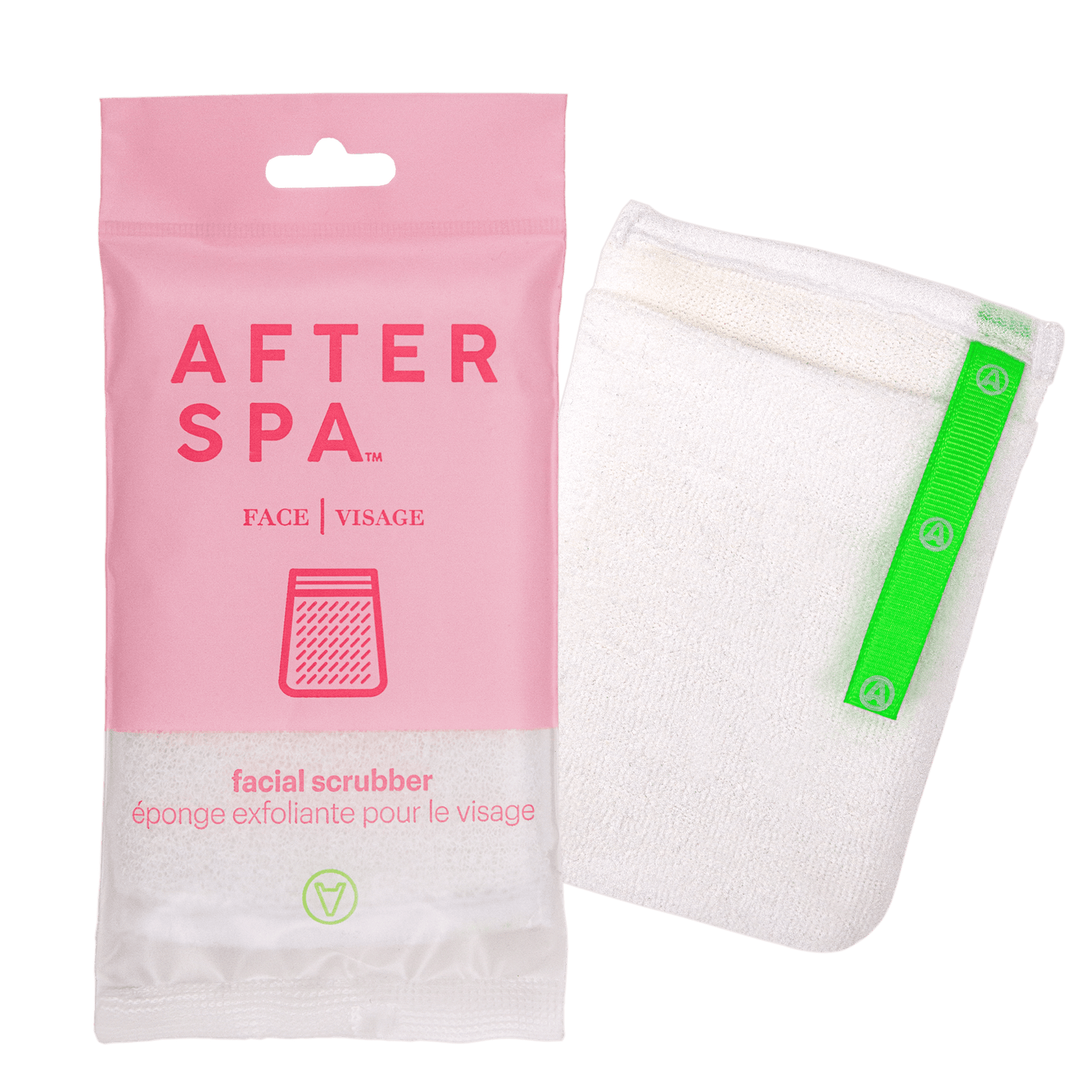 Afterspa Facial Scrubber _ Scrubber to exfoliate the face.