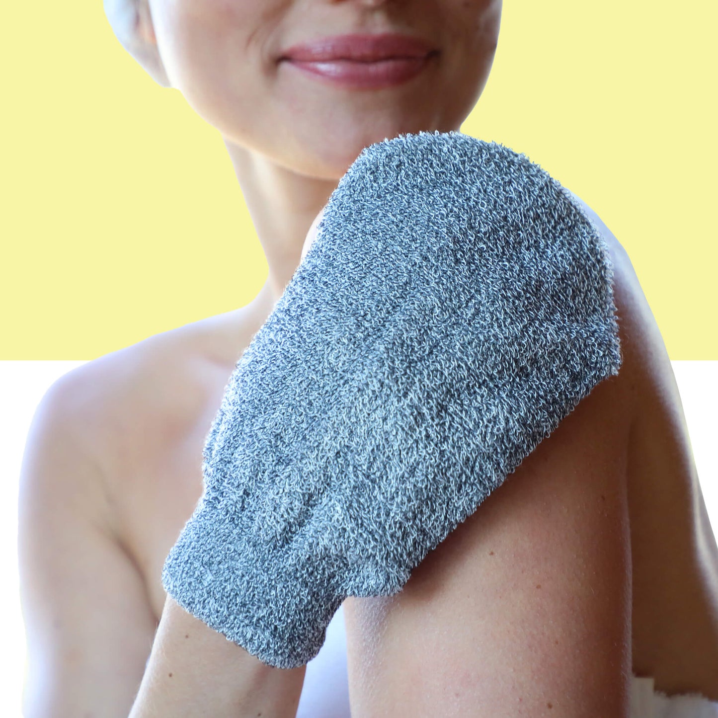 Afterspa Exfoliating Bamboo Mitt | to exfoliate the body.