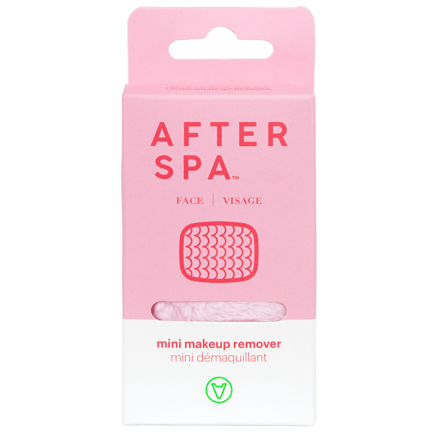 Afterspa Mini Makeup Remover _ Cloth to remove makeup from the face. 