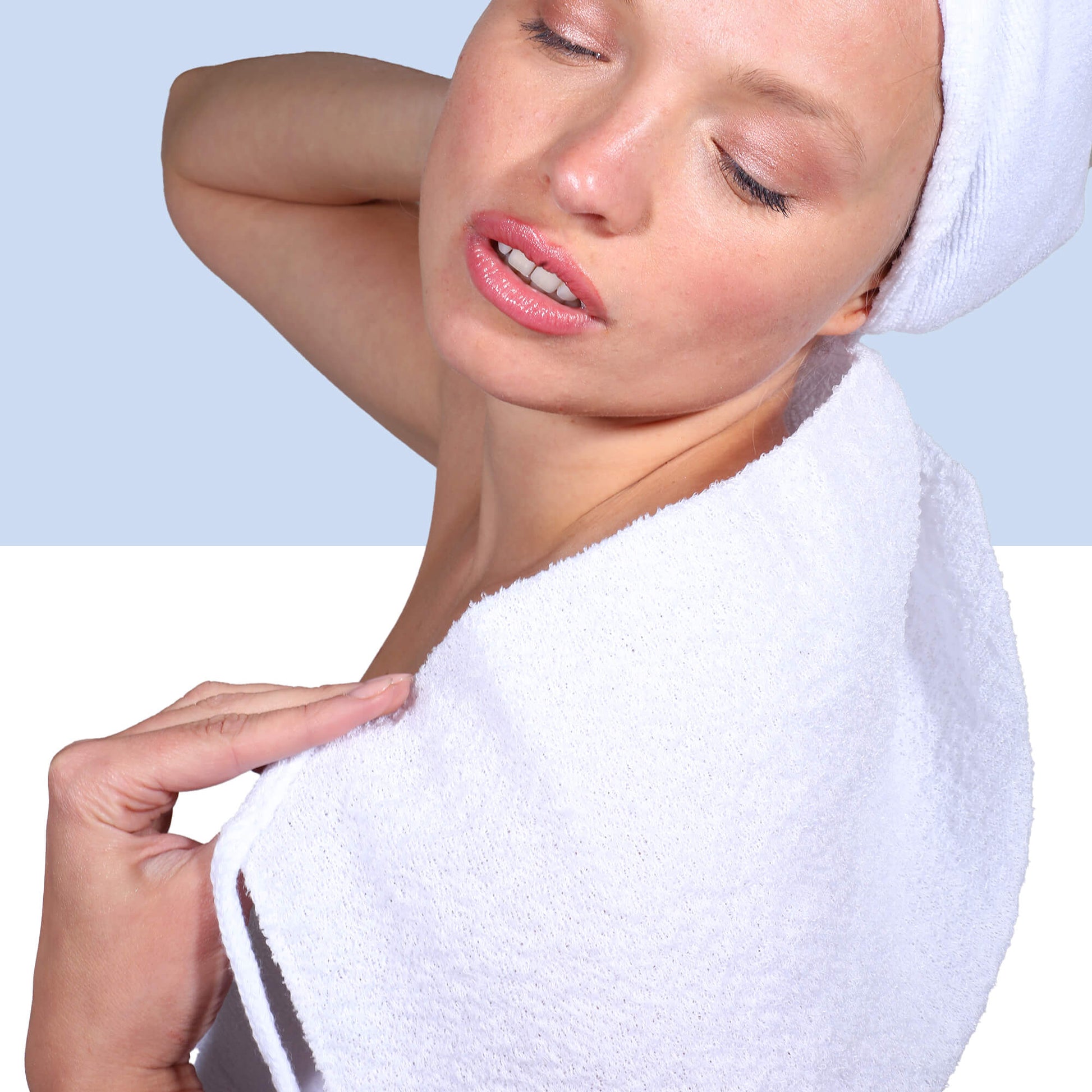 Exfoliating Wash Cloth by Afterspa to cleanse and exfoliate the body