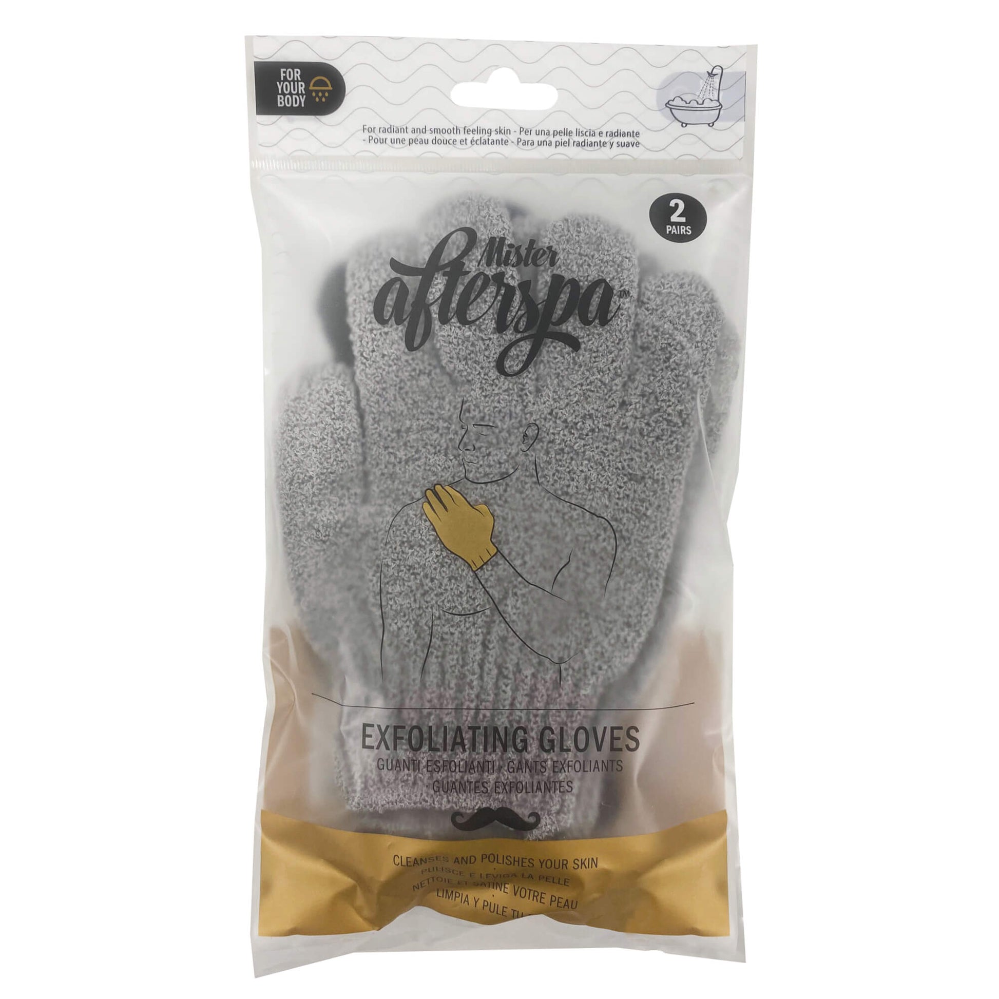 Bath & Shower Exfoliating Gloves - Afterspa -  Spa experience at home