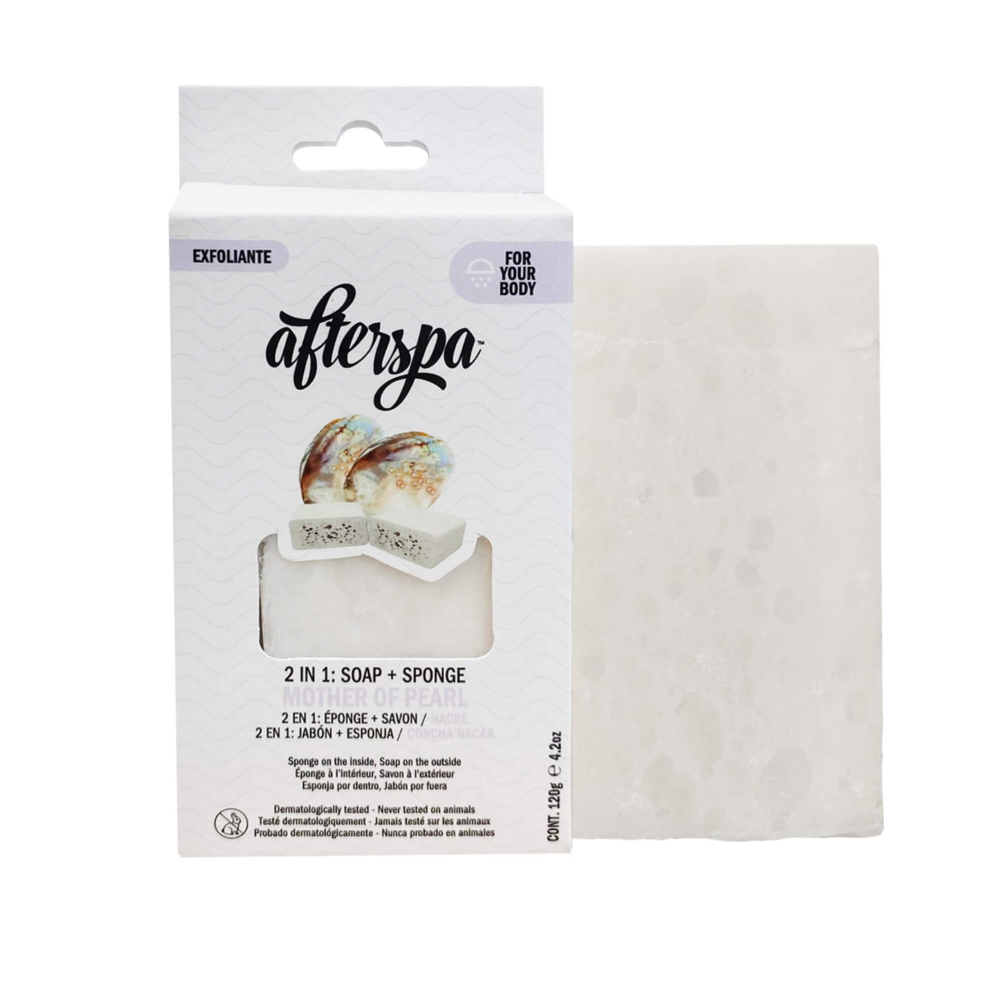 Mother of Pearl Soap Sponge - Afterspa -  Spa experience at home