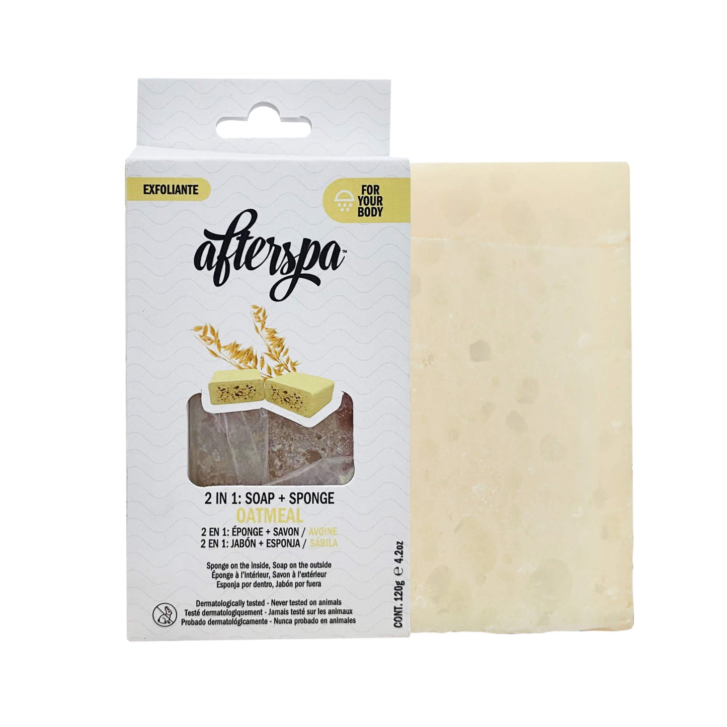 Oatmeal Soap Sponge - Afterspa -  Spa experience at home