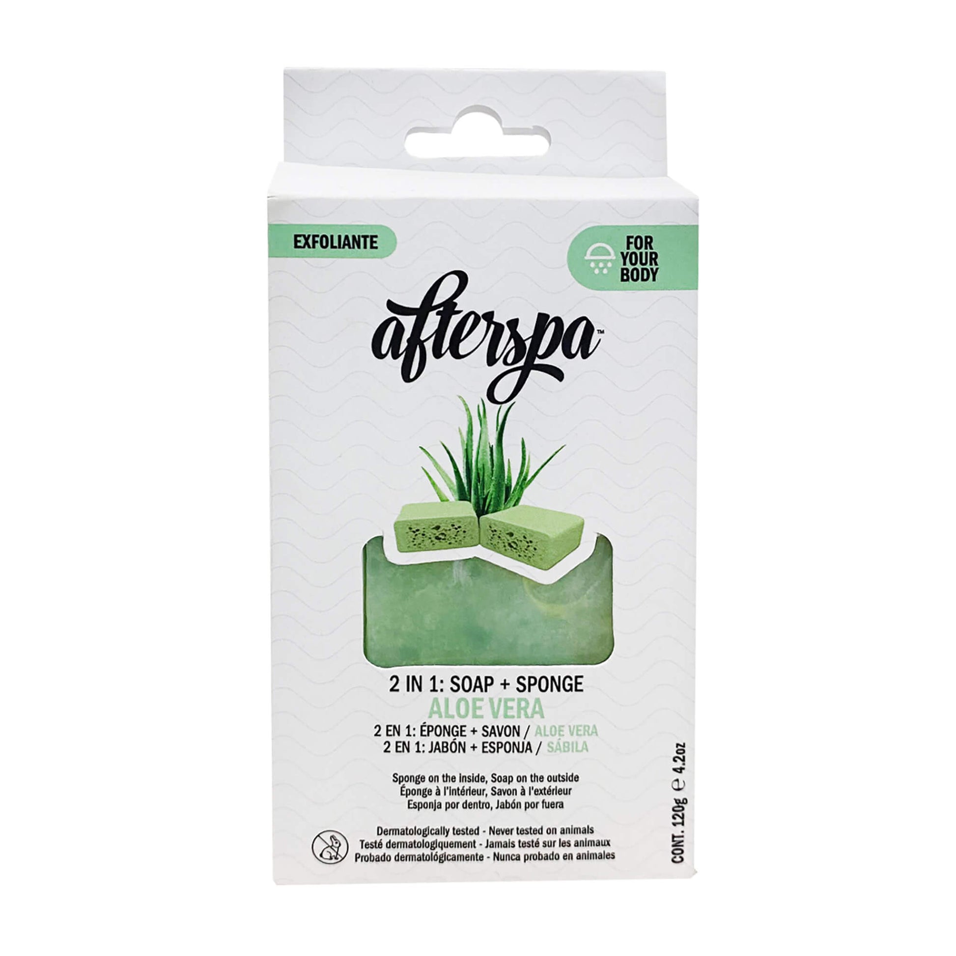 Aloe Soap Sponge - Afterspa -  Spa experience at home